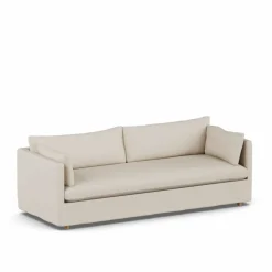 Sale 1898 Linnevik soffa Jump Beige 1956-vitoljad ek 4-sits med kappa