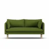 1898 Linnevik soffa Luiza Green 3975-vitoljad ek 2-sits