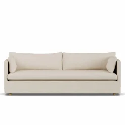 Outlet 1898 Linnevik soffa Same Beige 6670-vitoljad ek 4-sits med kappa