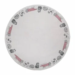 Outlet Pluto Design Lisa Larson julgransmatta Ø105 6 cm Beige