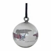 Pluto Design Lisa Larson Mikey julgranskula Silver-red-white