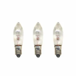 Scandi Essentials Lit ljuskälla E10 reservlampa 55V 3-pack Klar 3W