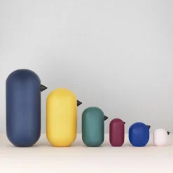 Normann Copenhagen Little Bird figur rosa 3 cm