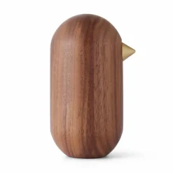 Normann Copenhagen Little Bird figur valnöt 10 cm