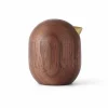 Normann Copenhagen Little Bird figur valnöt 4 5 cm