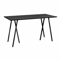 New HAY Loop Stand incl. support barbord 87 5x180 cm Black-black linoleum-black ash