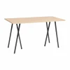 Clearance HAY Loop Stand incl. support barbord 87 5x180 cm Black-clear lacq. oak