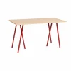 New HAY Loop Stand incl. support barbord 87 5x180 cm Maroon red-clear lacq. oak