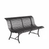 Fermob Louisiane bänk 150 cm Anthracite (grå)