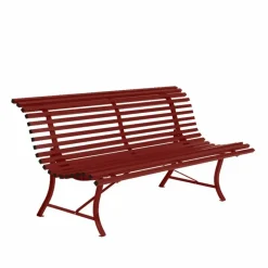 Fermob Louisiane bänk 200 cm Chili (röd)