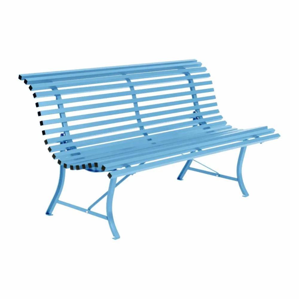 Fermob Louisiane bänk 150 cm Maya blue (blå)