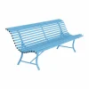 Fermob Louisiane bänk 200 cm Maya blue (blå)