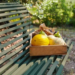 Fermob Louisiane bänk 150 cm Rosemary (grön)