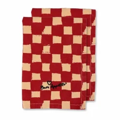 Sale Byon Love servett 45x45 cm 2-pack Röd-sand