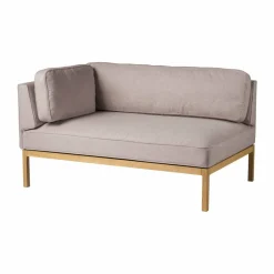 FDB Møbler L37 7-9-13 soffmodul vänster hörn 130 cm Stone-lacquered oak