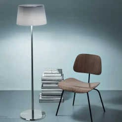 Best Foscarini Lumiere XXL golvlampa vit munblåst glas aluminium