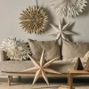 Scandi Living Luna adventsstjärna Ø80 cm 2-pack - Vit med prickar