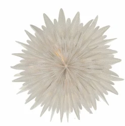 Outlet Scandi Living Luna adventsstjärna vit med prickar 60 cm
