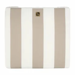 1898 Lunda dyna 42x45 cm Taupe striped