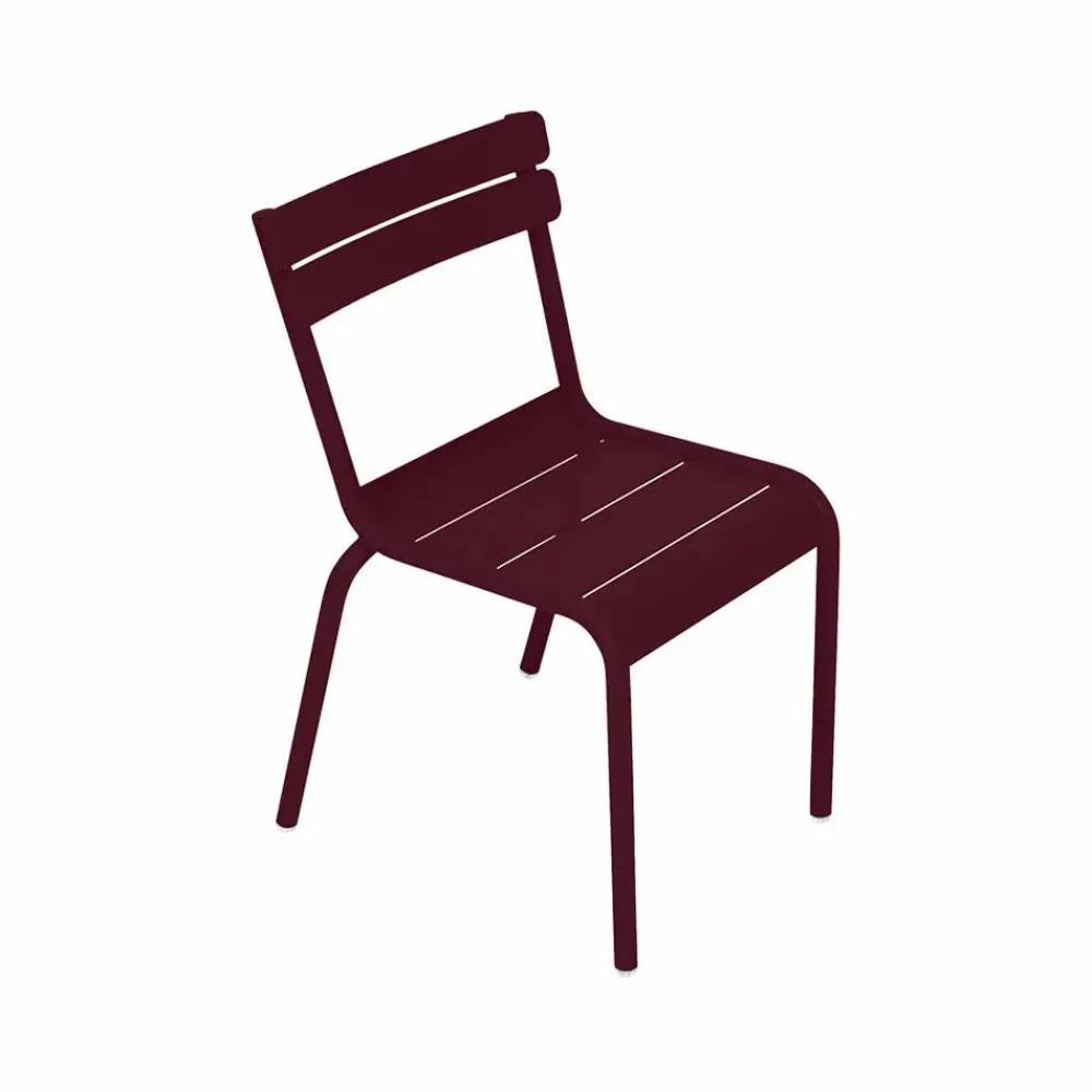 Fermob Luxembourg barnstol Black cherry (vinröd)