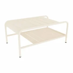 Fermob Luxembourg bord lågt 90x55 cm Latte beige (beige)
