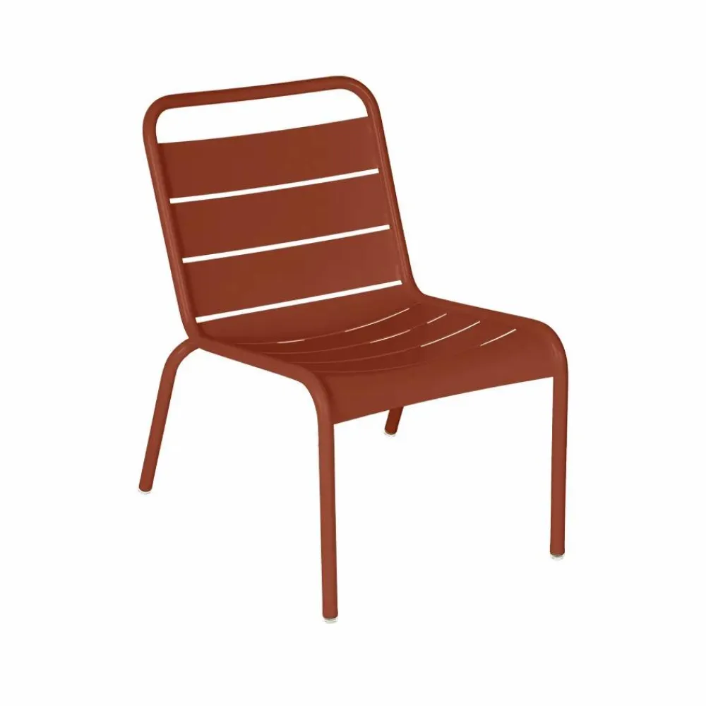 Fermob Luxembourg loungestol Red ochre (röd)