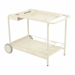 Fermob Luxembourg sidobord med hjul Latte beige (beige)