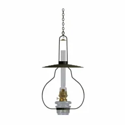 Karlskrona Lampfabrik Lyckeby fotogenlampa 61 cm Svart