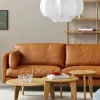1898 Lyckeby soffbord Ø60x37 5 cm Naturlackad ek