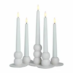 Outlet Watt & Veke Lykke kombinerbar ljusstake inkl. 5 st LED-ljus White