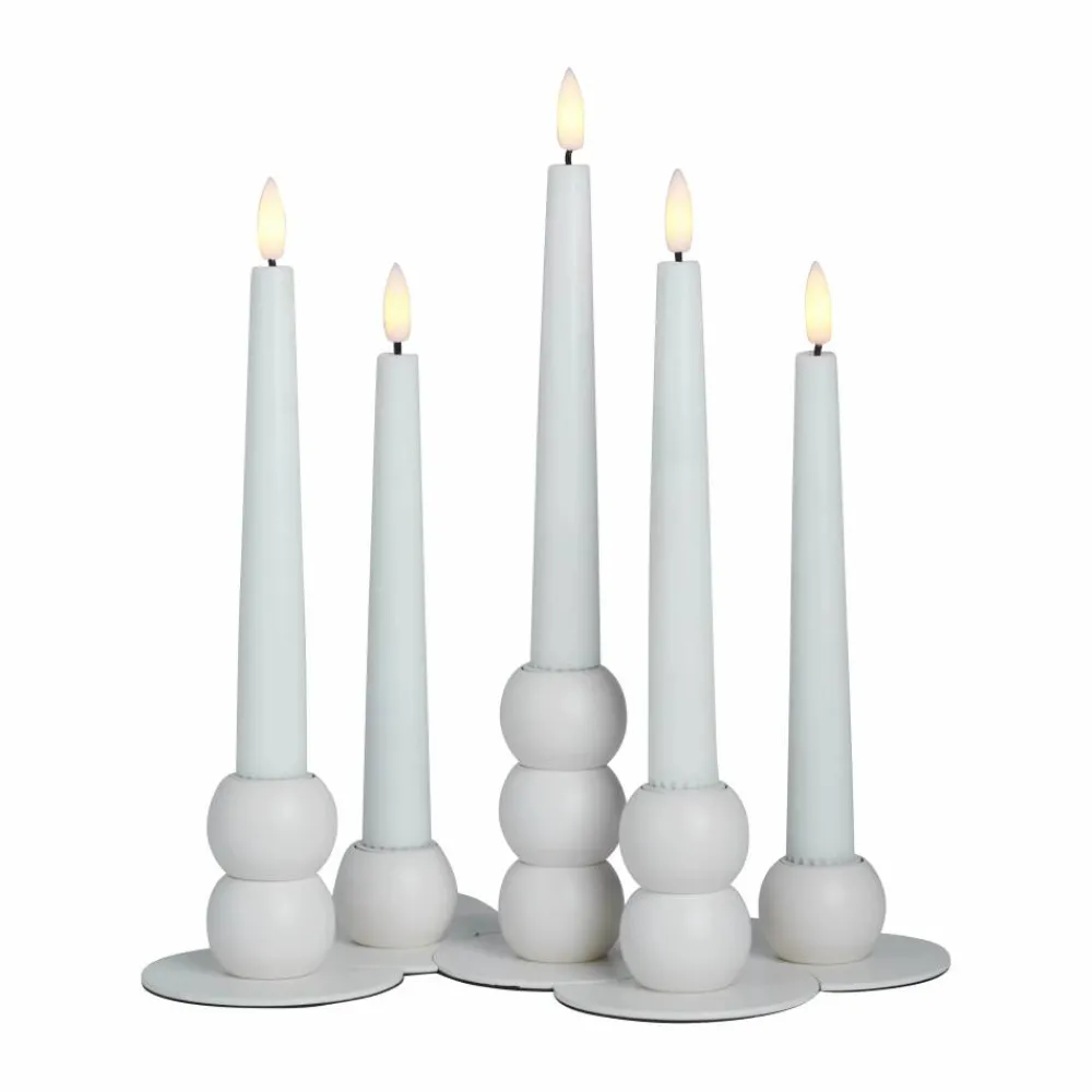 Outlet Watt & Veke Lykke kombinerbar ljusstake inkl. 5 st LED-ljus White