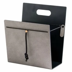 LIND DNA Magazine Holder Hippo M Anthracite-grey
