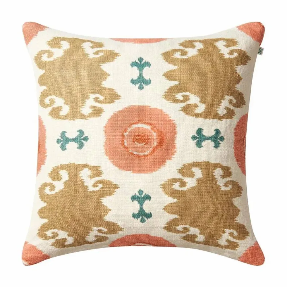 Chhatwal & Jonsson Mahal kuddfodral 50x50 cm Rose-apricot-khaki-heaven blue