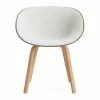 Best Normann Copenhagen Mat Armchair karmstol framsideklädd Hallingdal 110-seaweed-beech