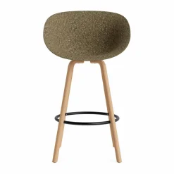 Best Normann Copenhagen Mat Bar Armchair karmstol 75 cm Seaweed-beech-black steel