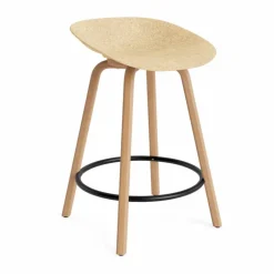 Normann Copenhagen Mat Barstool barpall 65 cm Hemp-beech-black steel