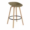 New Normann Copenhagen Mat Barstool barpall 75 cm Seaweed-beech-black steel