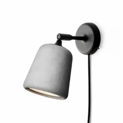 New Works Material vägglampa Light grey concrete