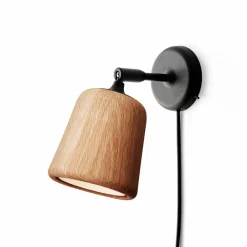 New Works Material vägglampa Natural oak