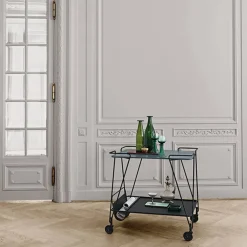 New GUBI Matégot Trolley Rullvagn black