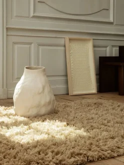 Sale Ferm Living Meadow High Pile matta 140x200 cm Light Sand