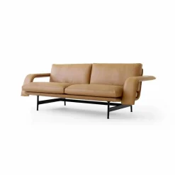 Hot &Tradition Meantime AV30 2-sits soffa Warm black-Noble leather Cognac
