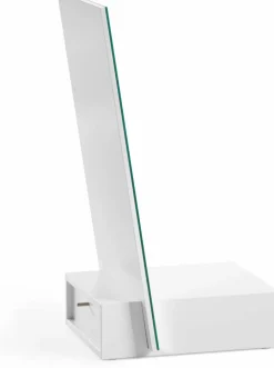 A2 Me bordsspegel med förvaring Vit 34x57x30 cm