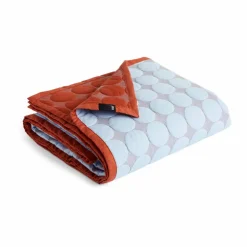 Outlet HAY Mega Dot överkast organic 260x260 cm Light blue