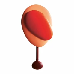 Design House Stockholm Mellow Clock väggklocka Red