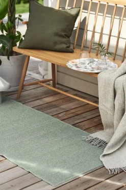 Scandi Living Mellow plastmatta grön 70x250cm