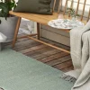 Scandi Living Mellow plastmatta grön 70x150cm