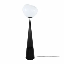 Outlet Tom Dixon Melt Cone fat golvlampa LED 174 5 cm Opal-black