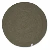 Hot Classic Collection Merino ullmatta rund Ø200 cm Dark green