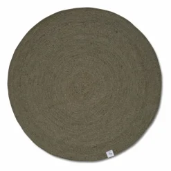 Hot Classic Collection Merino ullmatta rund Ø200 cm Dark green